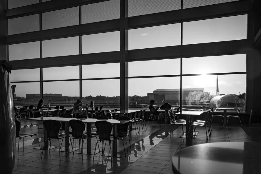 airport dining area