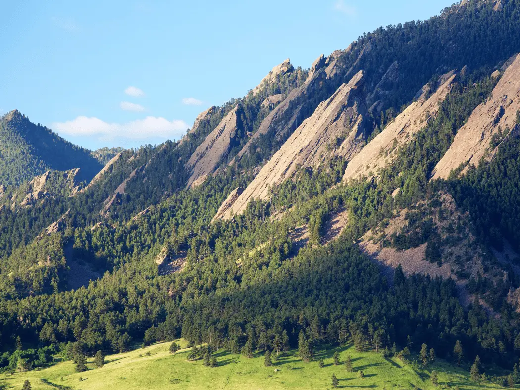 Flat Iron Mountains in Boulder, Colorado