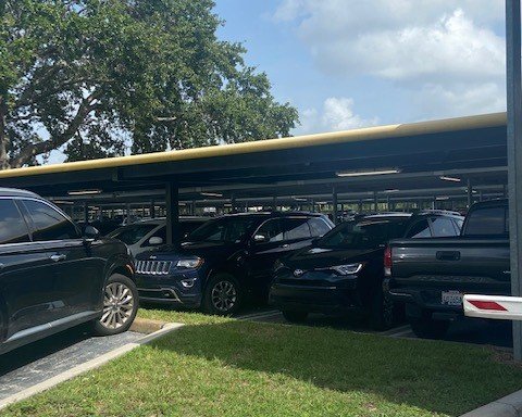 a sunny summer day at The Parking Spot in Orlando